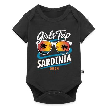 Voyage Filles Sardaigne 2024 - Body à manches courtes Premium Bébé - noir - Devant
