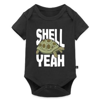 Tortue Tortue Mer Cadeau - Body à manches courtes Premium Bébé - noir - Devant