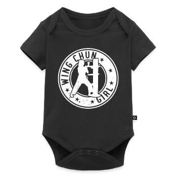 Wing Chun Fille Wing Chun Fille - Body à manches courtes Premium Bébé - noir - Devant