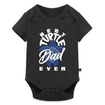 Tortue Tortue Mer Cadeau - Body à manches courtes Premium Bébé - noir - Devant