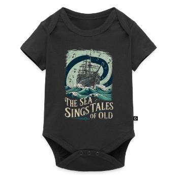 marins Sea Shanty Chant Ship Adventures - Body à manches courtes Premium Bébé - noir - Devant
