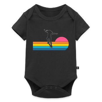 Skater Skateboard - Body à manches courtes Premium Bébé - noir - Devant