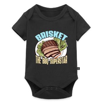 Brisket The BBQ Grilled Meat Brisket Barbecue - Baby Premium short-sleeve bodysuit - black - Front
