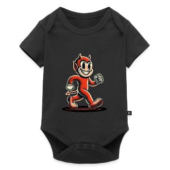 Halloween Costume Decoration Retro Vintage Style - Baby Premium short-sleeve bodysuit - black - Front