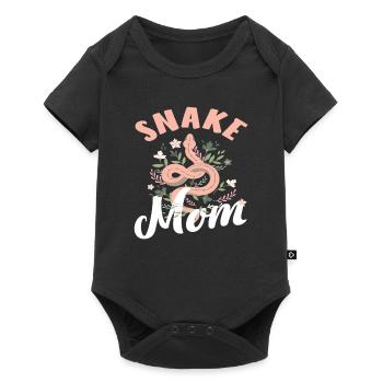 Snakes Mom - Baby Premium short-sleeve bodysuit - black - Front