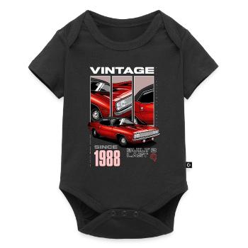 Je ne suis pas vieux, je suis une voiture classique vintage née en 1988 - Body à manches courtes Premium Bébé - noir - Devant