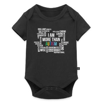 Journée de sensibilisation à l’autisme Cadeau autiste - Body à manches courtes Premium Bébé - noir - Devant