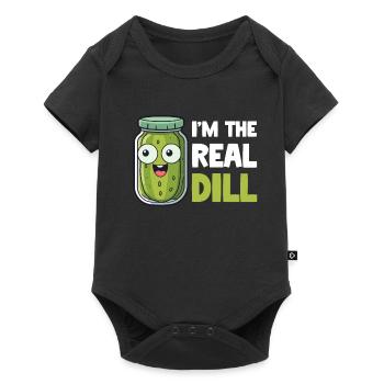 I'm The Real Dill Pickle Fermented Canned Veggie - Baby Premium short-sleeve bodysuit - black - Front