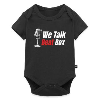 We Talk Beatbox Beatboxing Drummer Hiphop - Baby Premium short-sleeve bodysuit - black - Front