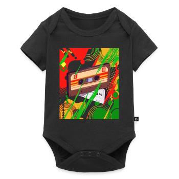 Rastafari Music Vibes Only Rasta Jamaica Reggae - Baby Premium short-sleeve bodysuit - black - Front