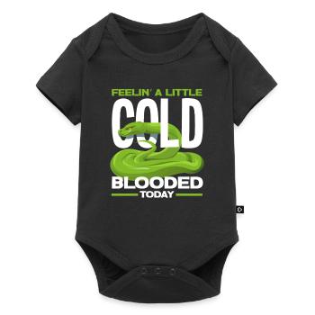 Snake Cold Blood - Baby Premium short-sleeve bodysuit - black - Front