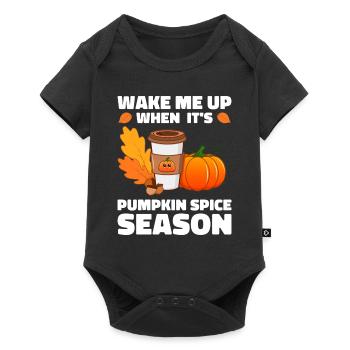 Pumpkin Spice Latte Fall Halloween Pumpkin Spice Spice - Baby Premium short-sleeve bodysuit - black - Front