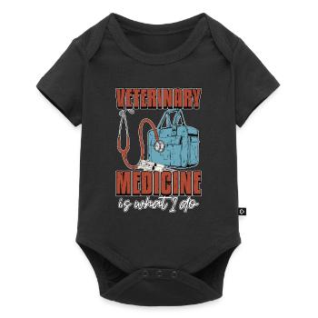 Veterinary Medicine Is What I Do Veterinary Clinic - Baby Premium short-sleeve bodysuit - black - Front