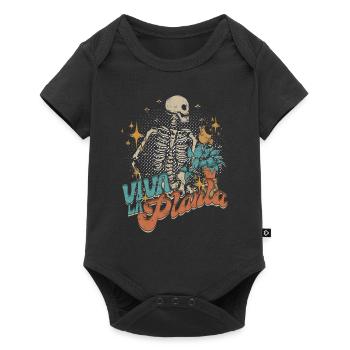 Plants Plant Collector Plant Viva La Planta - Baby Premium short-sleeve bodysuit - black - Front