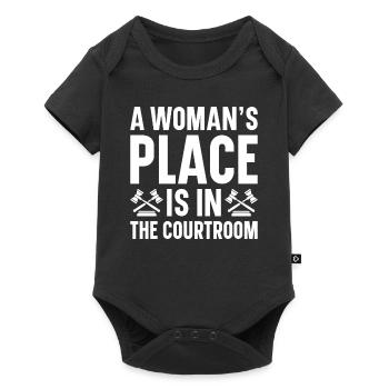 Lawyer Lawyer Court Public Prosecutor - Baby Premium short-sleeve bodysuit - black - Front