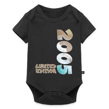 Edition Limitée 2005 Beach Design - Body à manches courtes Premium Bébé - noir - Devant