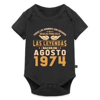The Legends August 1974 - Baby Premium short-sleeve bodysuit - black - Front