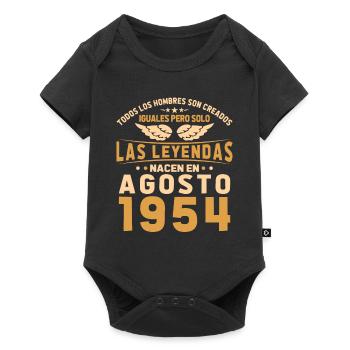 Die Legenden August 1954 - Baby Premium Kurzarmbody - Schwarz - Vorne