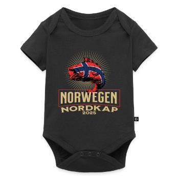 Norway North Cape 2025 - Baby Premium short-sleeve bodysuit - black - Front