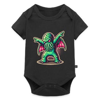 Drôle de danse Cthulhu - Body à manches courtes Premium Bébé - noir - Devant