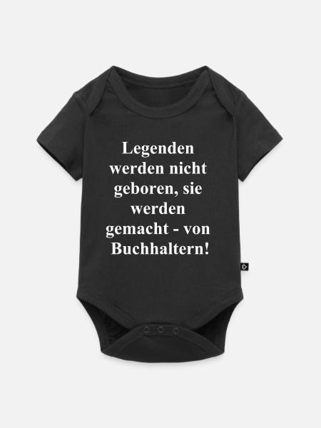 Buchhaltungs-Guru Geschenk - Baby Premium Kurzarmbody - Schwarz