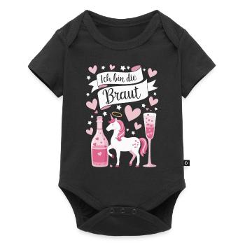 Bachelorette Party Wedding Bridesmaid - Baby Premium short-sleeve bodysuit - black - Front