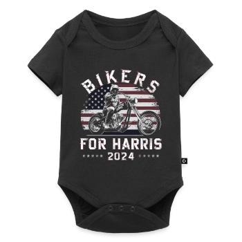 Bikers For Harris Kamala 2024 - Baby Premium Kurzarmbody - Schwarz - Vorne