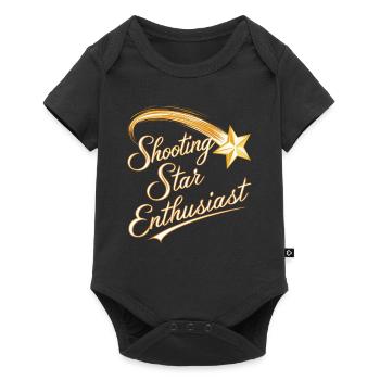 Stargazing And Meteor Shower Enthusiast - Baby Premium short-sleeve bodysuit - black - Front