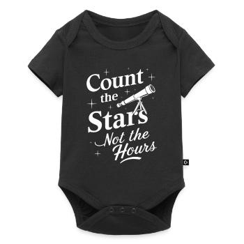 Stargazing And Meteor Shower Enthusiast - Baby Premium short-sleeve bodysuit - black - Front