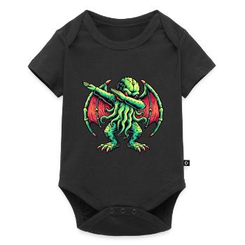 Dabbing drôle Cthulhu Dabbing Design - Body à manches courtes Premium Bébé - noir - Devant