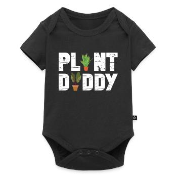 Plant Father Garden Plants Lover Gardener - Baby Premium short-sleeve bodysuit - black - Front