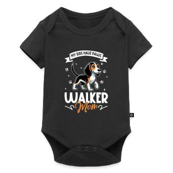 Treeing Walker Coonhound Maman - Body à manches courtes Premium Bébé - noir - Devant