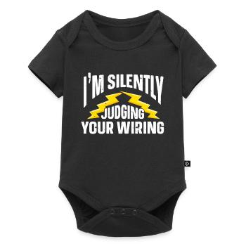Electrician - Baby Premium short-sleeve bodysuit - black - Front
