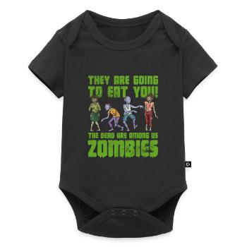 Zombie - Baby Premium Kurzarmbody - Schwarz - Vorne
