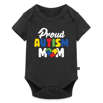 Journée de sensibilisation à l’autisme Cadeau autiste - Body à manches courtes Premium Bébé - noir - Devant
