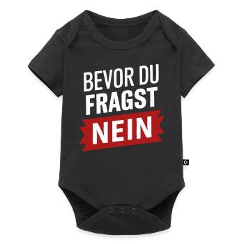 Sarcasme Ironie Drôle Paroles sarcastiques - Body à manches courtes Premium Bébé - noir - Devant