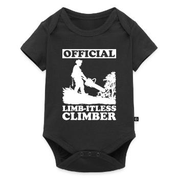 Arboriculteur Arboriculture Grimpeur d’arbres Accrobranche - Body à manches courtes Premium Bébé - noir - Devant