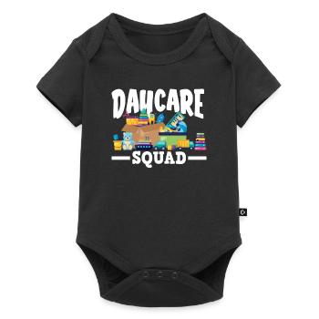 Nursery Squad Toy Box - Baby Premium short-sleeve bodysuit - black - Front