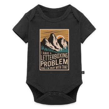 J’ai un problème de boîte aux lettres drôle - Body à manches courtes Premium Bébé - noir - Devant
