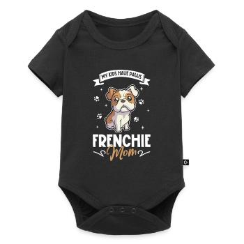 French Bulldog Mom - Baby Premium short-sleeve bodysuit - black - Front
