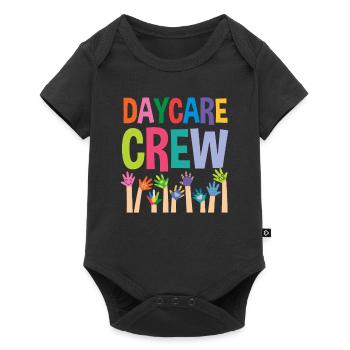 Kita Crew for creative children - Baby Premium short-sleeve bodysuit - black - Front