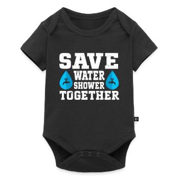 Earth Day Climate Change Awareness - Baby Premium short-sleeve bodysuit - black - Front