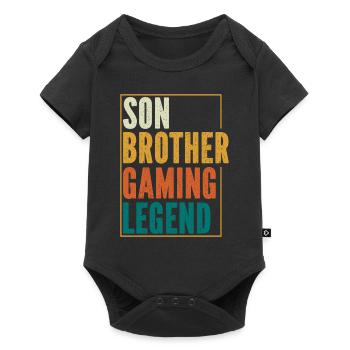 Video Games Gaming Boys Brother Teen - Baby Premium short-sleeve bodysuit - black - Front