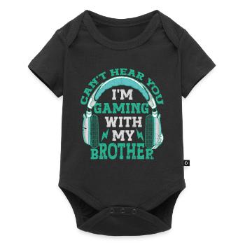 Video Games Gaming Boys Brother Teen - Baby Premium short-sleeve bodysuit - black - Front