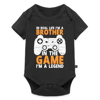 Video Games Gaming Boys Brother Teen - Baby Premium short-sleeve bodysuit - black - Front