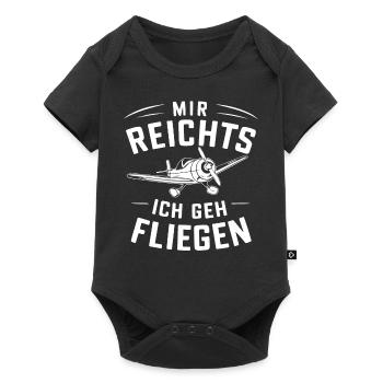 Pilot Pilots Airplane Flying Aviation - Baby Premium short-sleeve bodysuit - black - Front