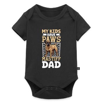 Assyrian Mastiff Dad - Baby Premium short-sleeve bodysuit - black - Front