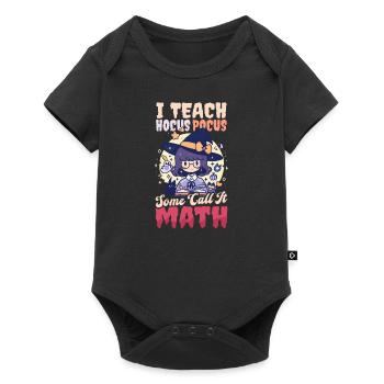 Halloween Math Teacher I Teach Some Call Math - Baby Premium short-sleeve bodysuit - black - Front