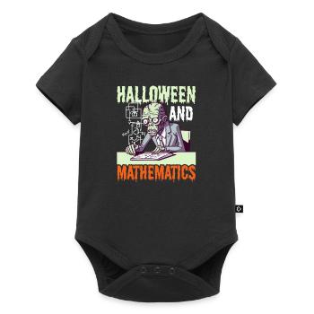 Halloween Math Teacher Halloween And Mathematics - Baby Premium short-sleeve bodysuit - black - Front