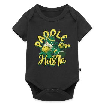 Pickleball Paddle Hustle - Body à manches courtes Premium Bébé - noir - Devant